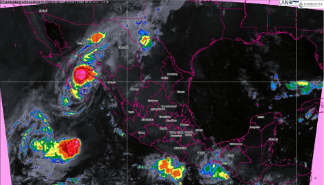 Este sábado continuarán las precipitaciones en gran parte del país 