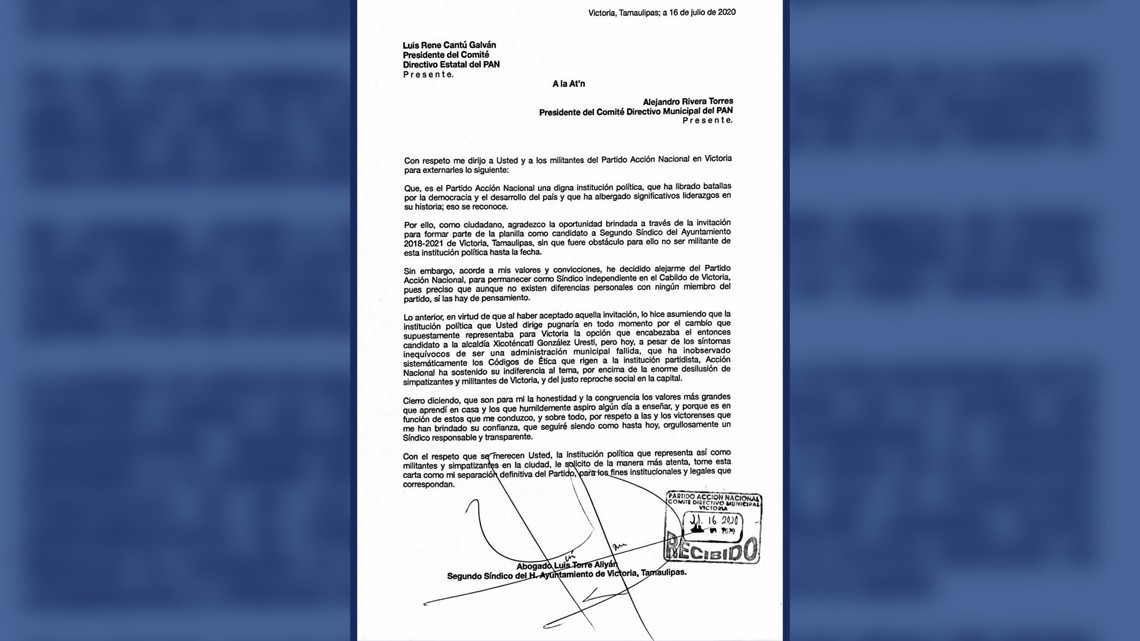 Renuncia Síndico a bancada del PAN por administración fallida de “Xico”