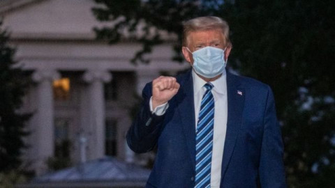 Donald Trump podría aparecer en actos públicos a partir de mañana