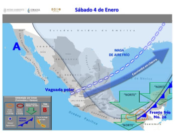 Arribarán frentes fríos 28 y 29 a Reynosa 