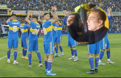 Cristian Castro es porra del Boca Juniors 