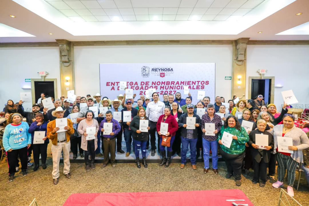 Entregó Presidente Carlos Peña Ortiz nombramientos a Delegados de la Zona Rural 