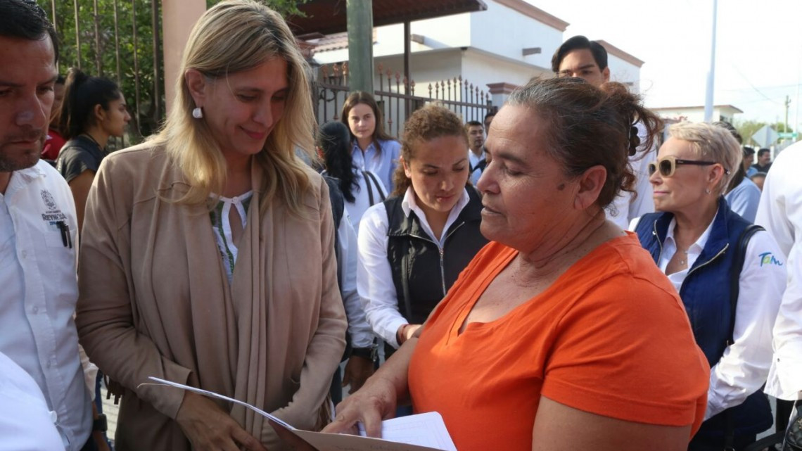 Invierte Alcaldesa más de 30 mdp en obras para la colonia Colosio