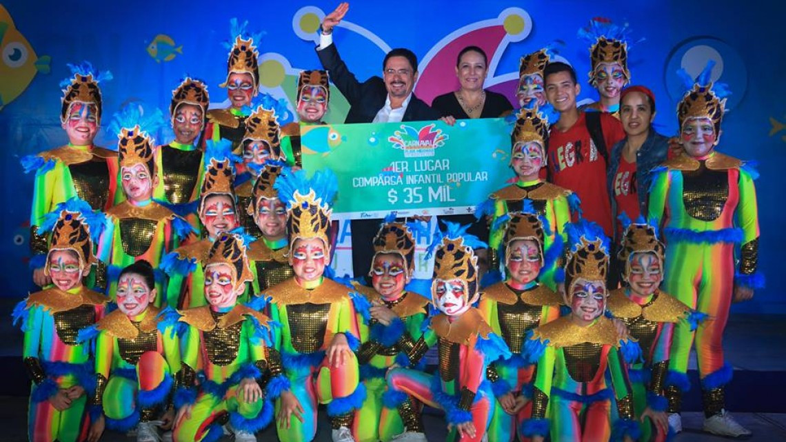 Se realiza premiación de los ganadores del Carnaval Playa Miramar 2018