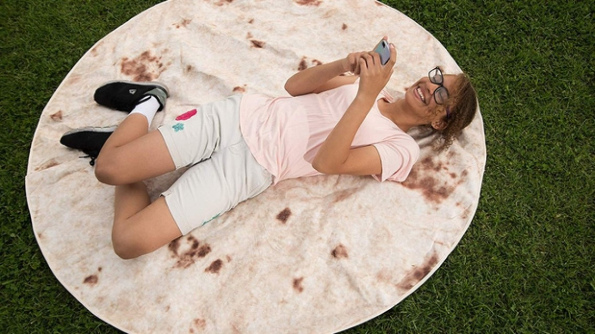 Con esta manta podrás ser ¡Un taco gigante!