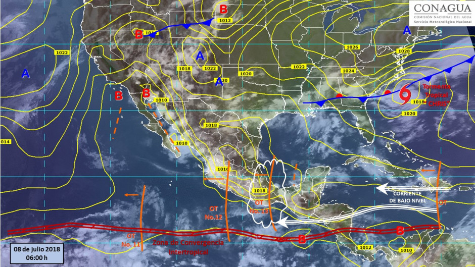 Tormentas puntuales para Puebla e Hidalgo