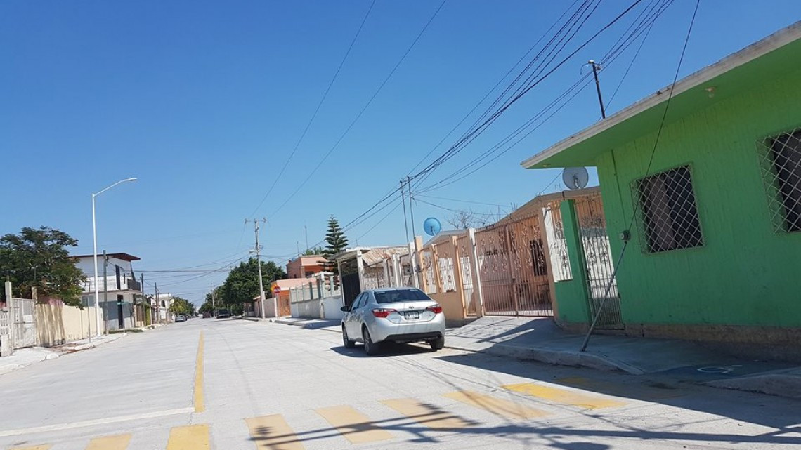 Obra de pavimentación en Calle Ribera Verde