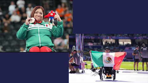 ¡Amalia Pérez se lleva bronce en powerlifting y Edgar Ulises Fuentes plata en Lanzamiento de Jabalina!