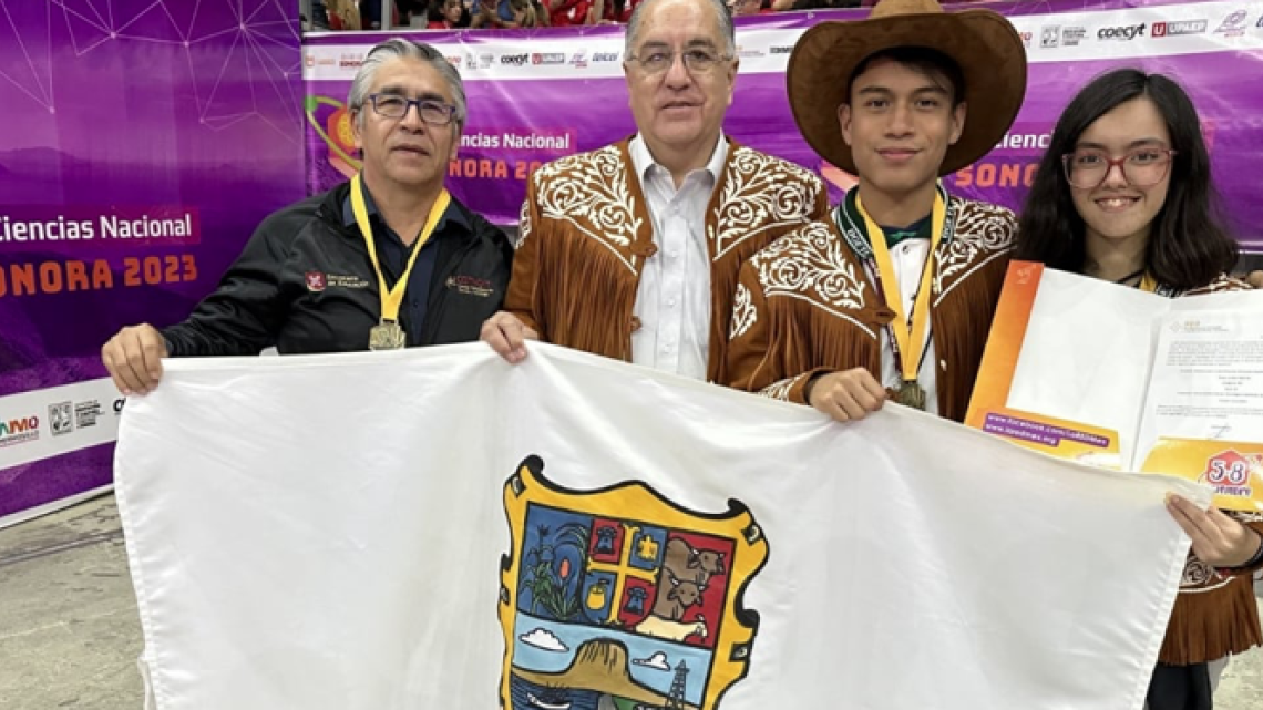Destacan tamaulipecos en ExpoCiencias Nacional 2023 en Sonora, obtienen pase a certámenes internacionales