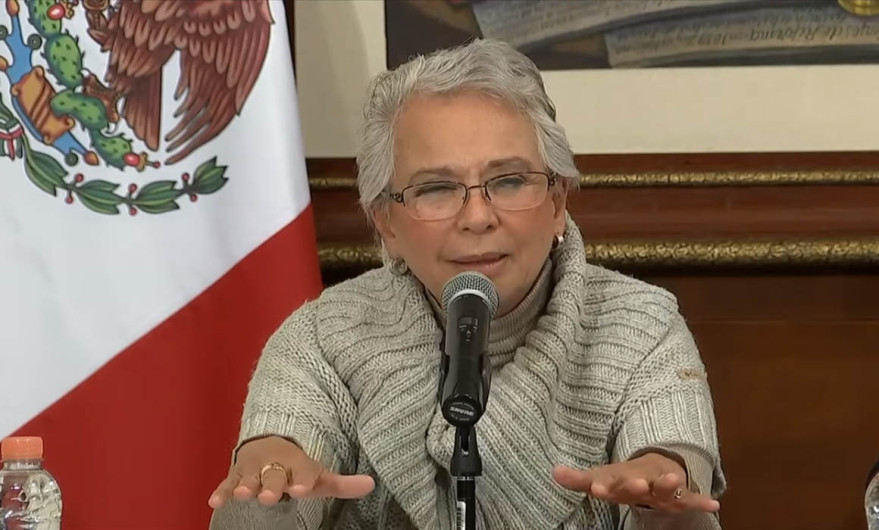 Olga Sánchez Córdero reconoció problemática de migrantes en Tamaulipas