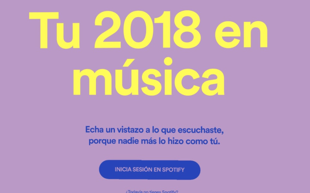 Tu 2018 en música de Spotify