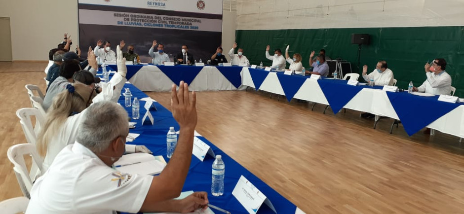 Rinde protesta Consejo Municipal de Protección Civil por inicio de temporada de huracanes 