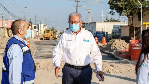Supervisa Alcalde de Nuevo Laredo nuevo subcolector sanitario ‘La Joya’