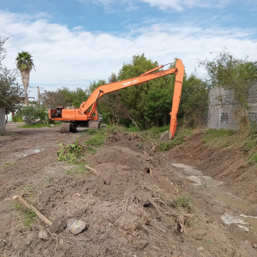 Gestionó Alcalde Carlos Peña Ortiz desazolve de drenes en Reynosa