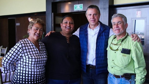 Chucho Nader en apoyo a los empresarios tampiqueños