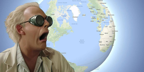 Llegó a Google Maps la tierra redonda y no plana