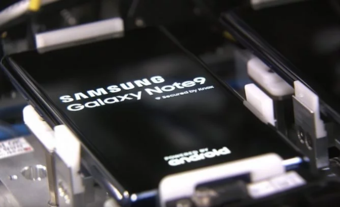 Promocionan video de fabricación del Galaxy Note 9