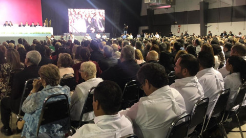 Rinde Mario López su primer informe de gobierno