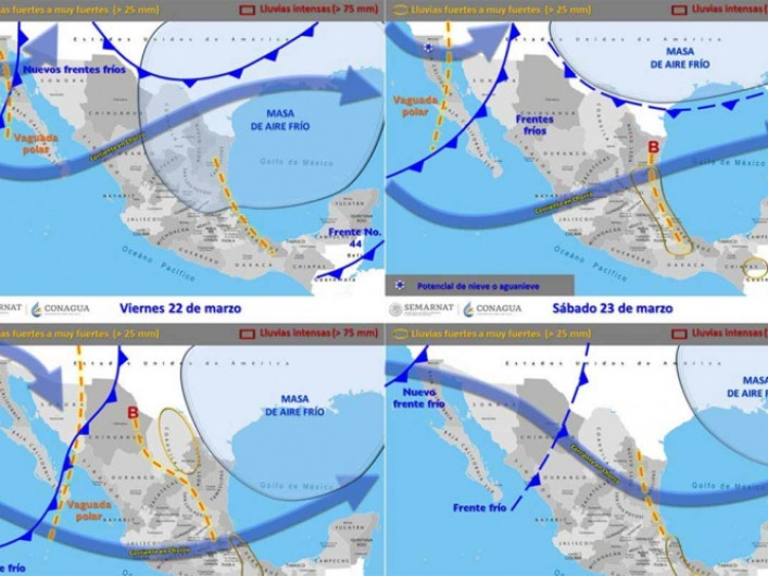 Sonora registra temperatura de un grado