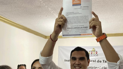 Se registra Roberto Lee como candidato a la Alcaldía de Matamoros por MC