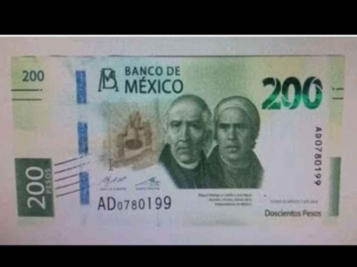 Presentarán la próxima semana nuevo billete de 200