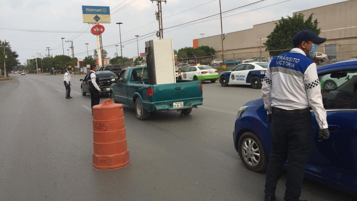 Refuerzan operativo para invitar a la población a no salir a las calles