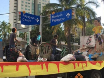 Así despiden al alcalde de Acapulco