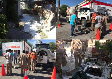 Comapa realiza trabajos de sustitución de drenaje