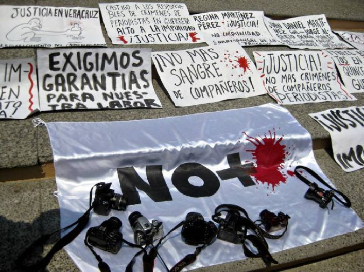 El año más violento para la prensa en México, 2016