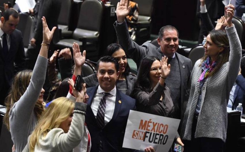Diputados aprueban reforma para eliminar el fuero