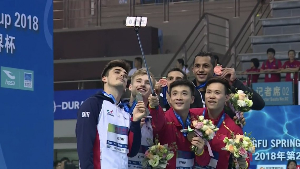 Pacheco y Ocampo dan bronce a México en Copa Mundial de Clavados 