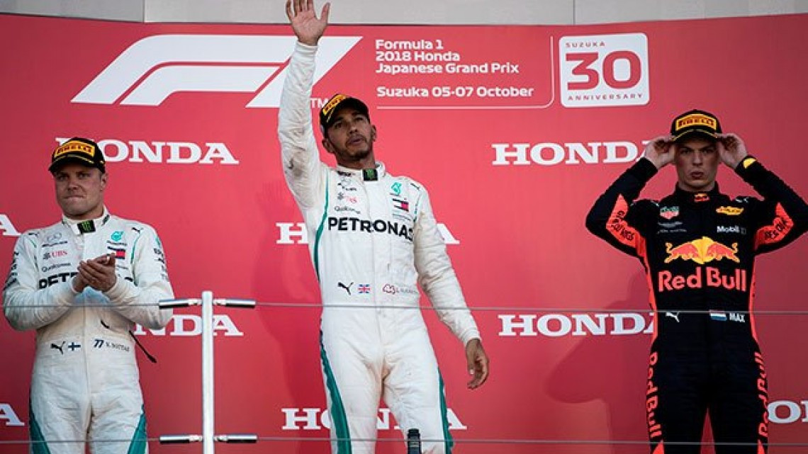 GP de Japón para Lewis Hamilton, Checo Pérez termina en séptima posición