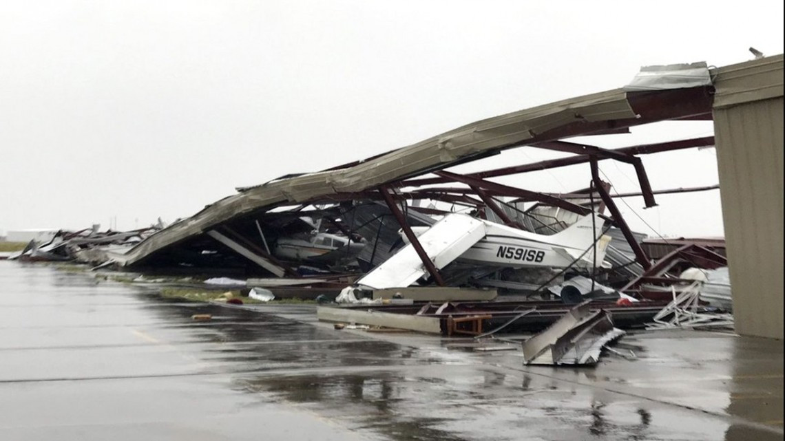 Las impactantes imágenes que dejó Harvey en Rockport,Texas