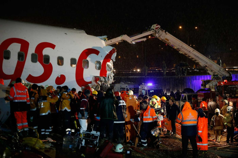 120 heridos por accidente de avión en Turquía