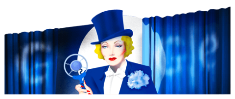 Marlene Dietrich, la 'femme fatale' protagonista del doodle de Google