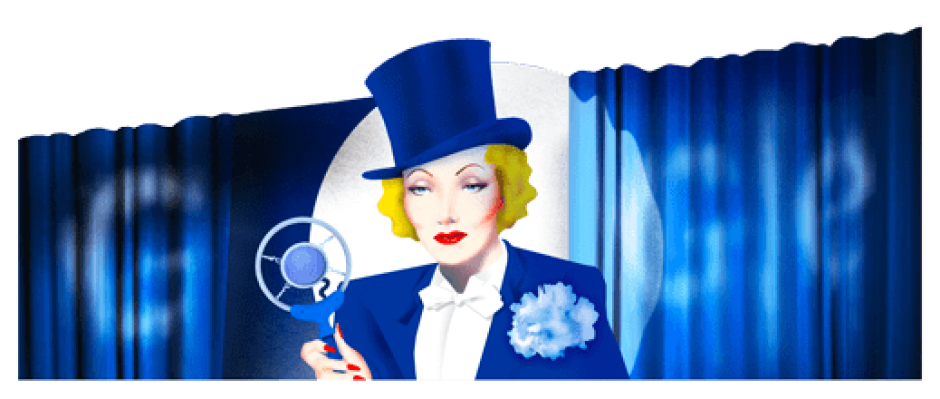Marlene Dietrich, la 'femme fatale' protagonista del doodle de Google