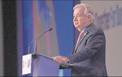 Basta de cavar nuestra propia tumba, advierte António Guterres en cumbre climática COP26