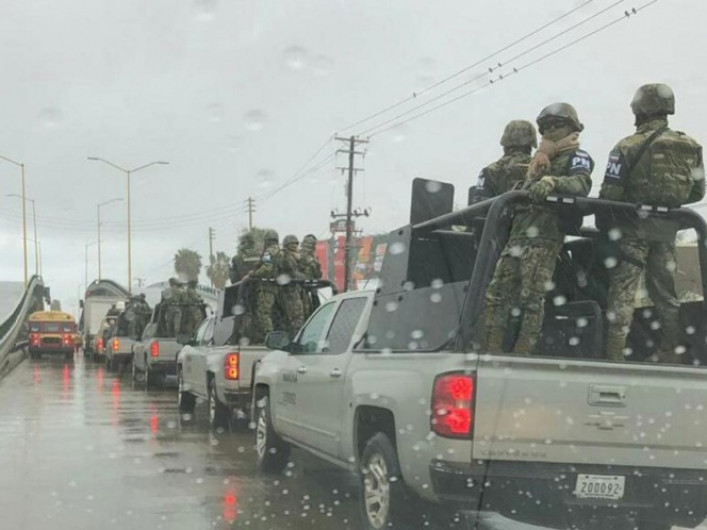 Militares llegan a Tijuana