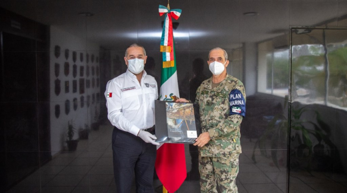 Alcalde de Madero refuerza alianza con autoridades de la Primera Zona Naval
