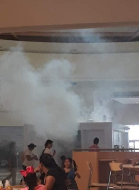 Se incendian cajeros en Plaza Patio en Matamoros