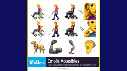 Apple propone emojis para representar a personas con discapacidades