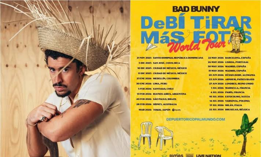 ¡Una más! Bad Bunny anuncia una séptima fecha de su gira en México 
