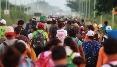 Sin acuerdos en reunión de ONU y representantes de caravana migrante