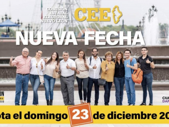 Elecciones en Monterrey serán el 23 de diciembre
