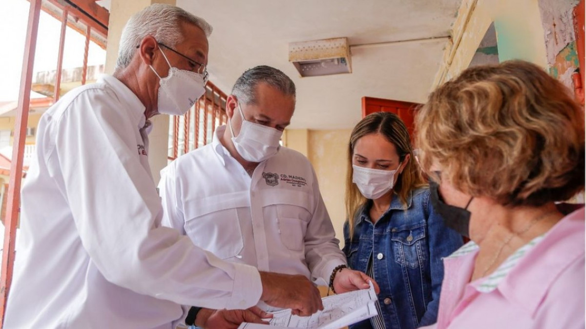 Llevan más obra pública para el sector educativo en Ciudad Madero