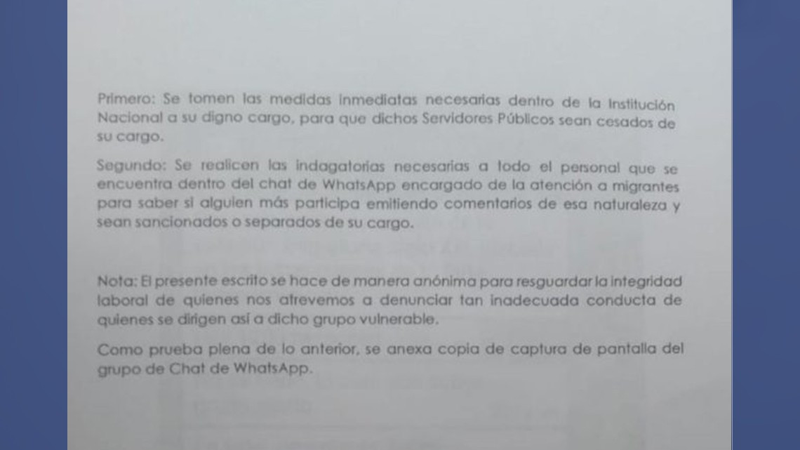 Procuradora llama “caníbales” a migrantes