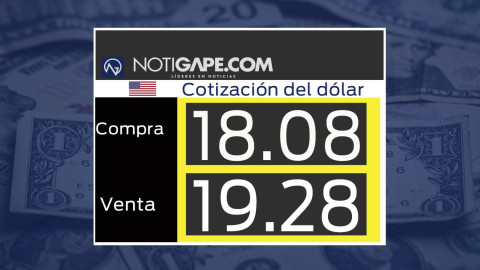 Venden dólar a 19.28 pesos