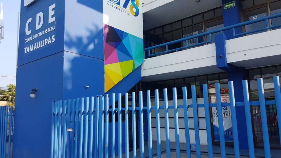 Balean sede del PAN en Tamaulipas 