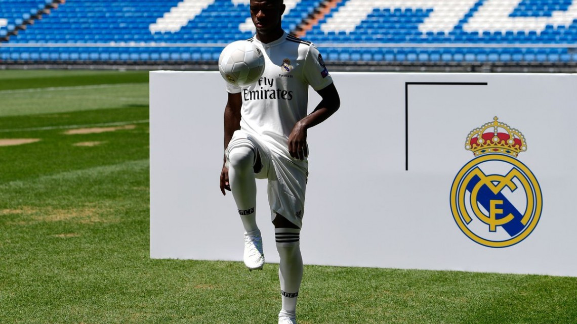 Real Madrid presenta al brasileño Vinicius Jr.