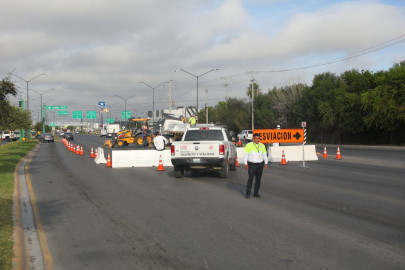 Inician trabajos preliminares para construcción de puente vehicular por calzada de los Héroes y Eva Samano 